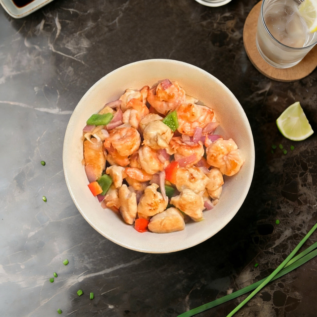 Entry Duo - Shrimp Chicken Bowl