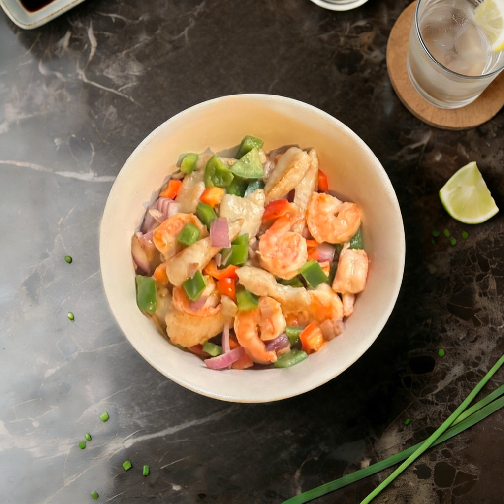 Asian Flounder Duo - Shrimp Asian Flounder Bowl