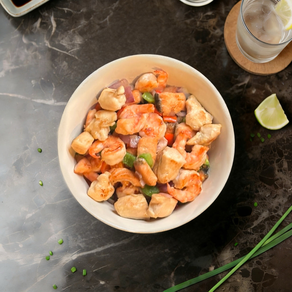 Salmon Duo - Shrimp Salmon Bowl