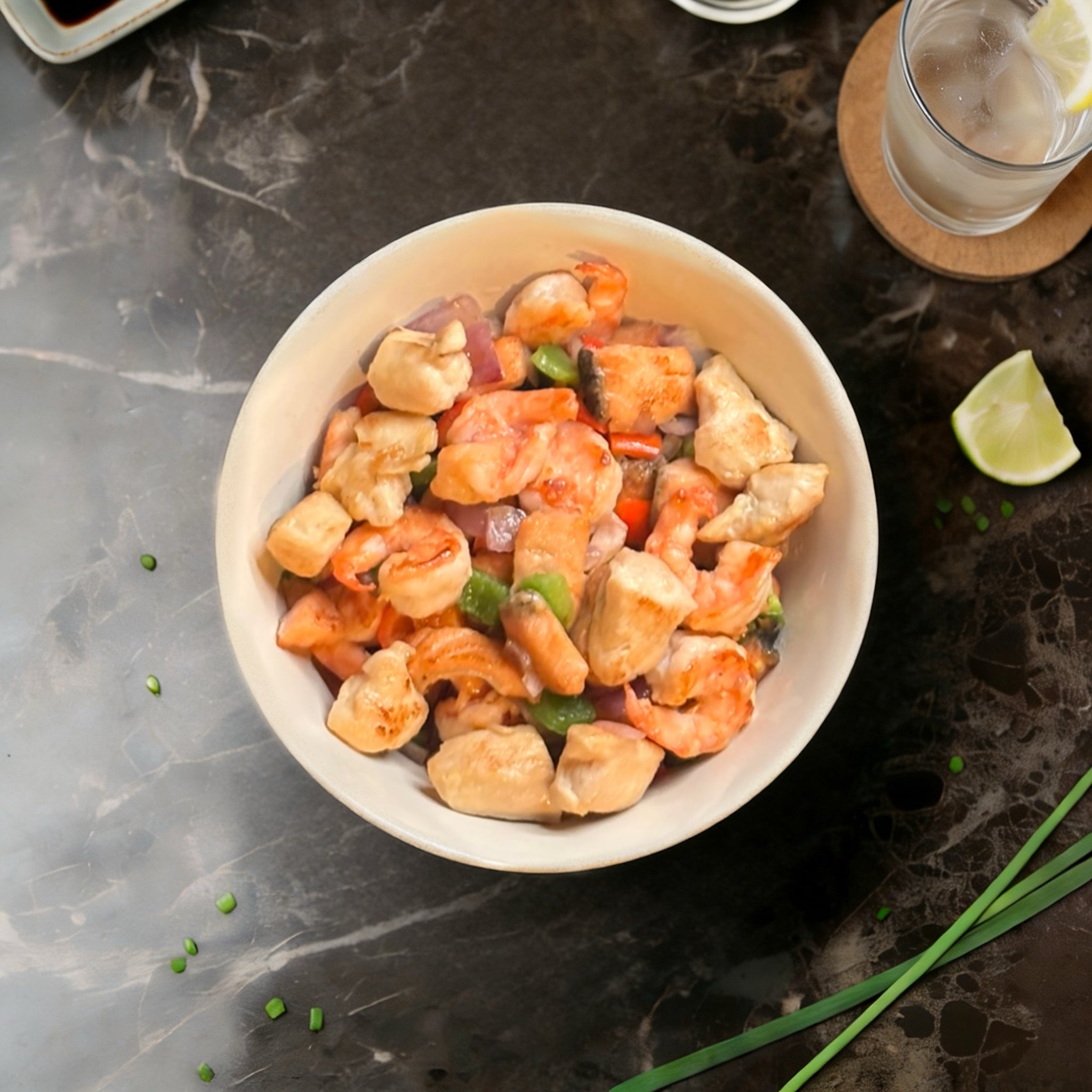 Salmon Duo - Shrimp Salmon Bowl