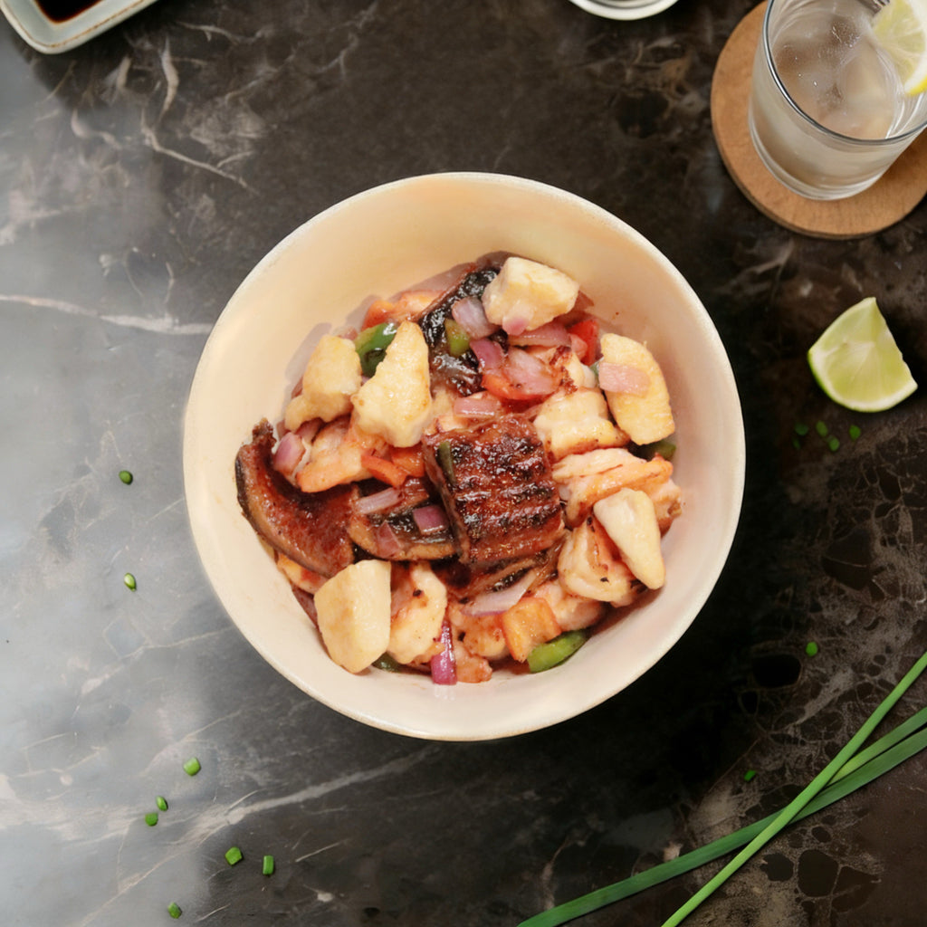 Eel Trio - Shrimp Eel Chicken Bowl