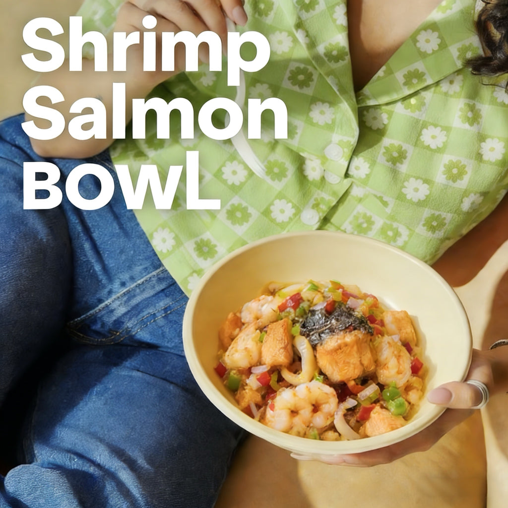Shrimp Salmon Bowl (50g Protein Tier)