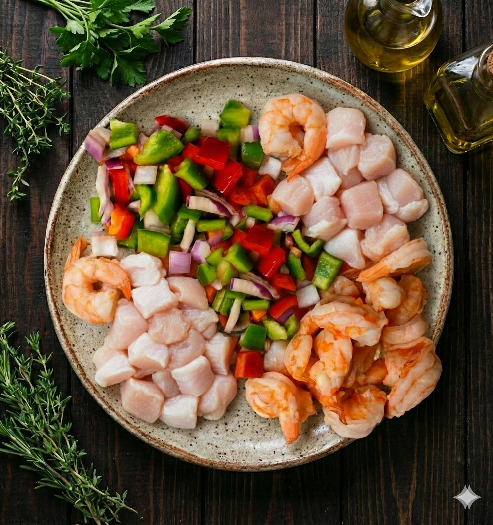 Pro Duo - Shrimp Chicken Bowl