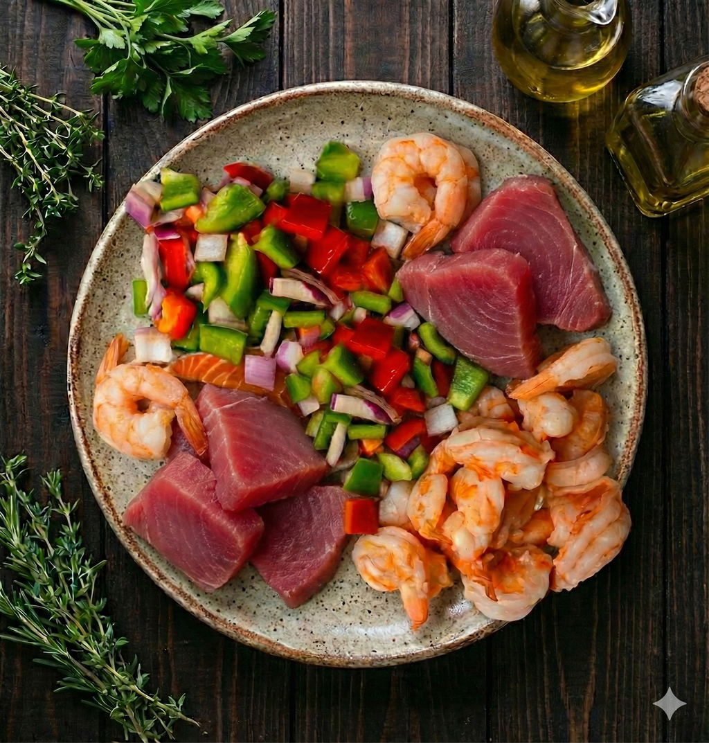 Tuna Duo - Shrimp Tuna Bowl