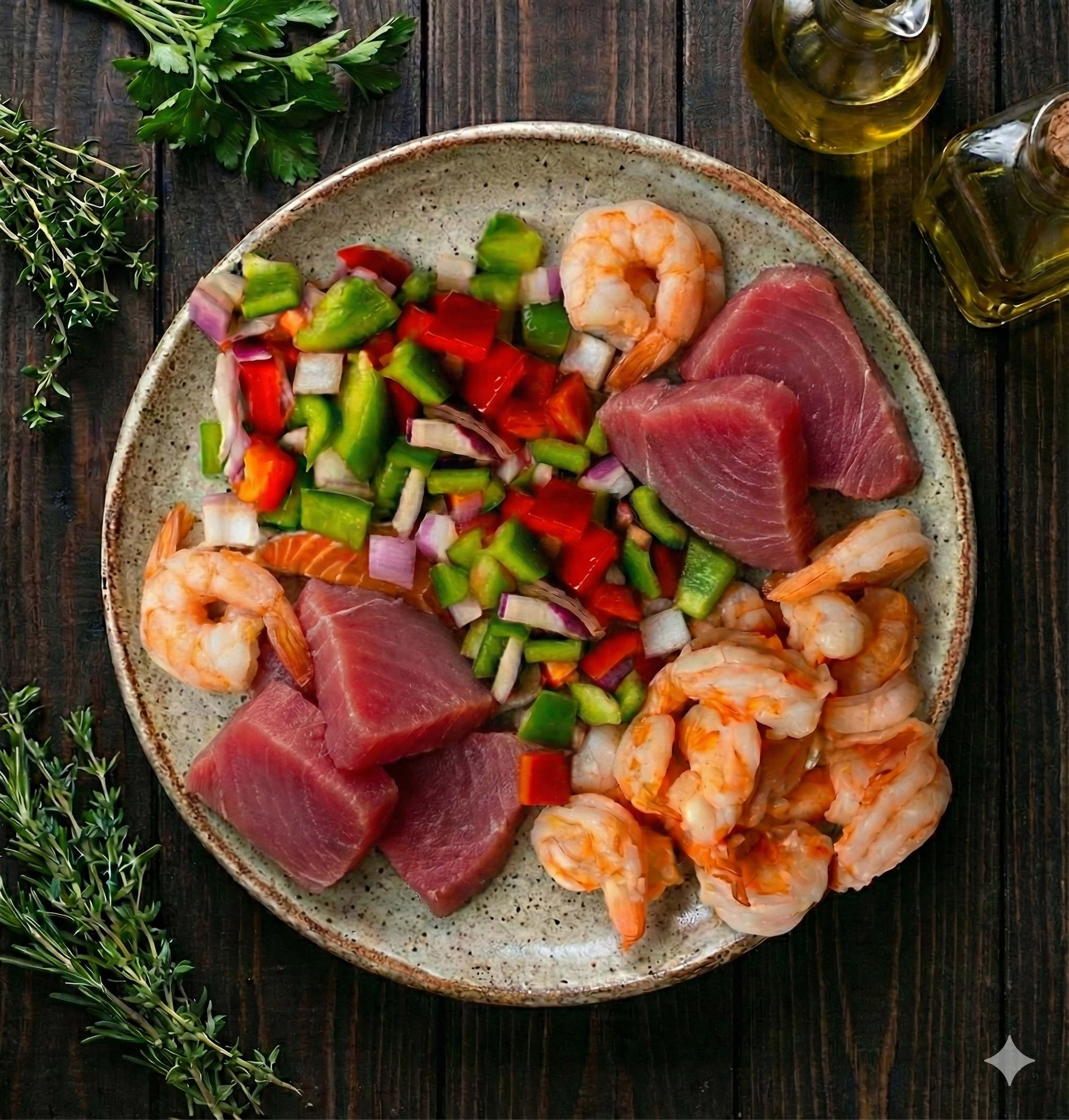 Tuna Duo - Shrimp Tuna Bowl