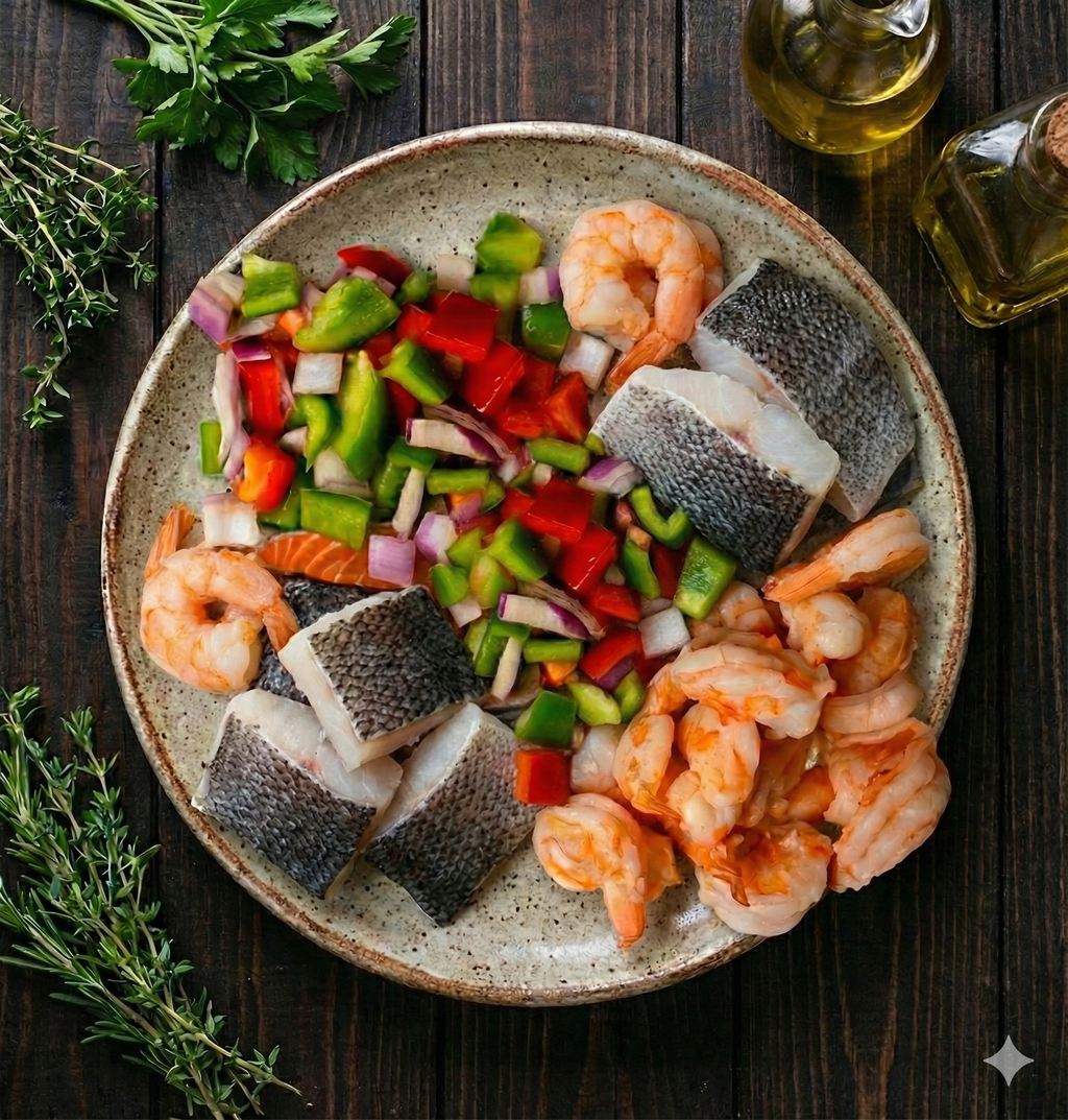 Black Cod Duo - Shrimp Black Cod Bowl